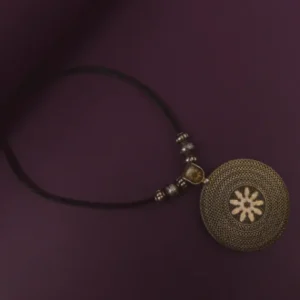 Oxidised Black Dhhaga Necklace