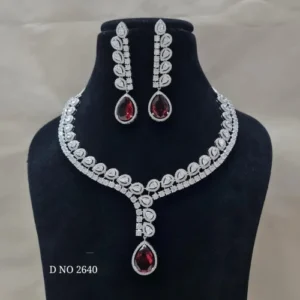 American Diamond Necklace Set